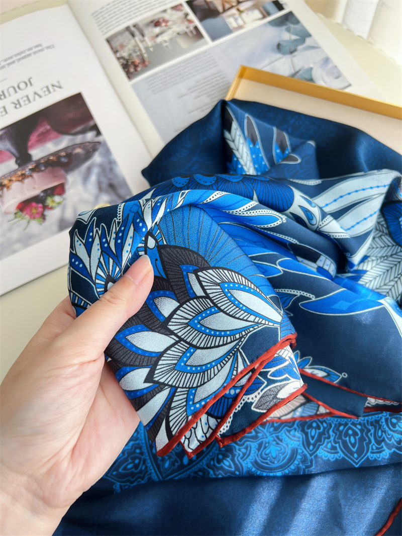 Luxury Bags Design - Natural Mulberry Silk Scarf Women Luxury