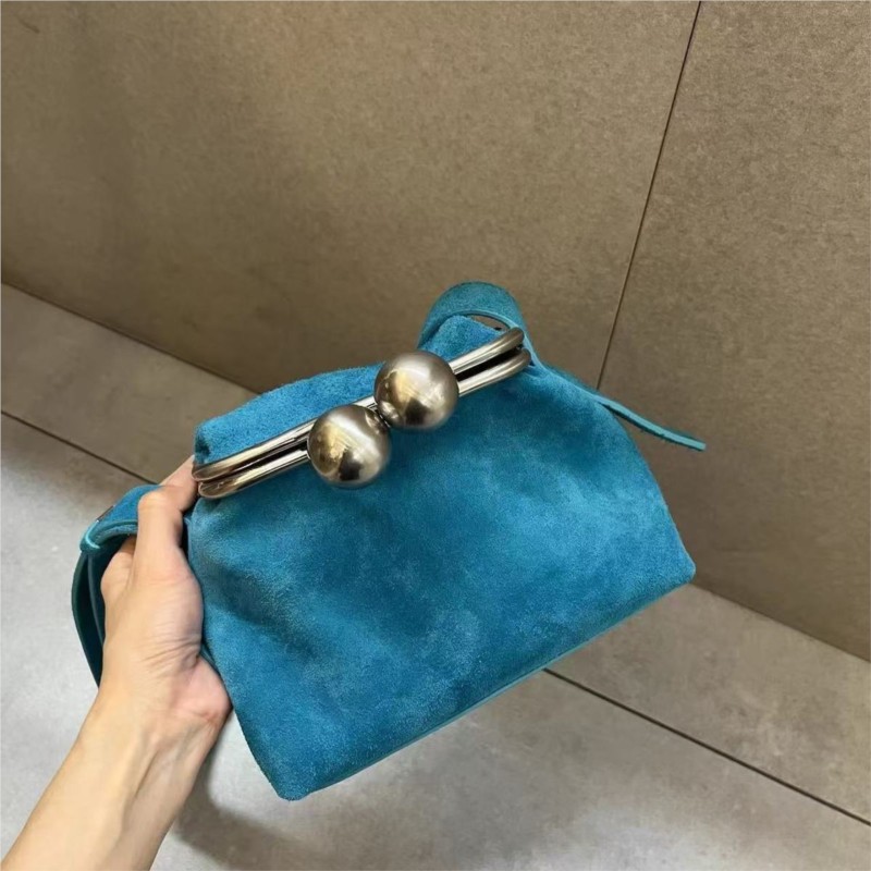 Luxury Bags Blue - JIAERDI Korean Retro Sky Blue Shoulder