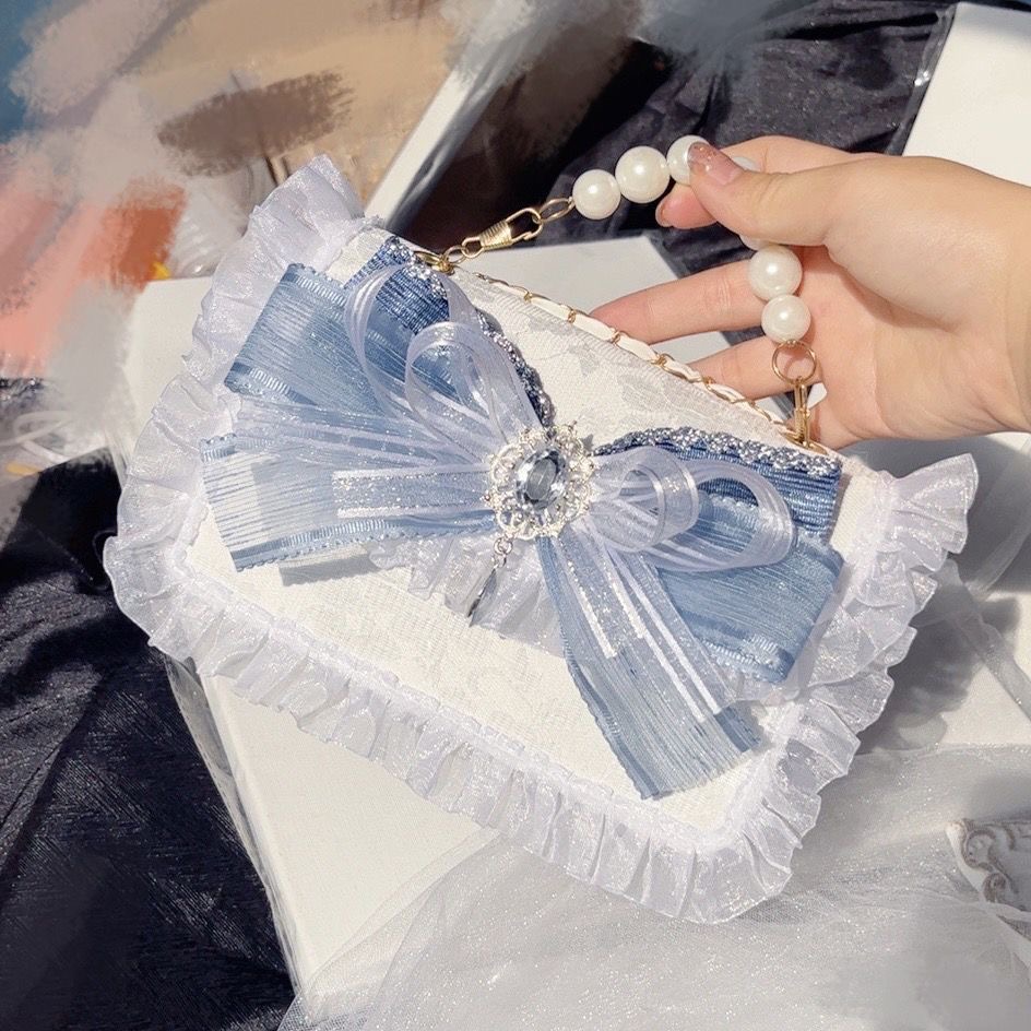 chain silver and blue lolita l - đánh giá và giá Luxury Bags Blue