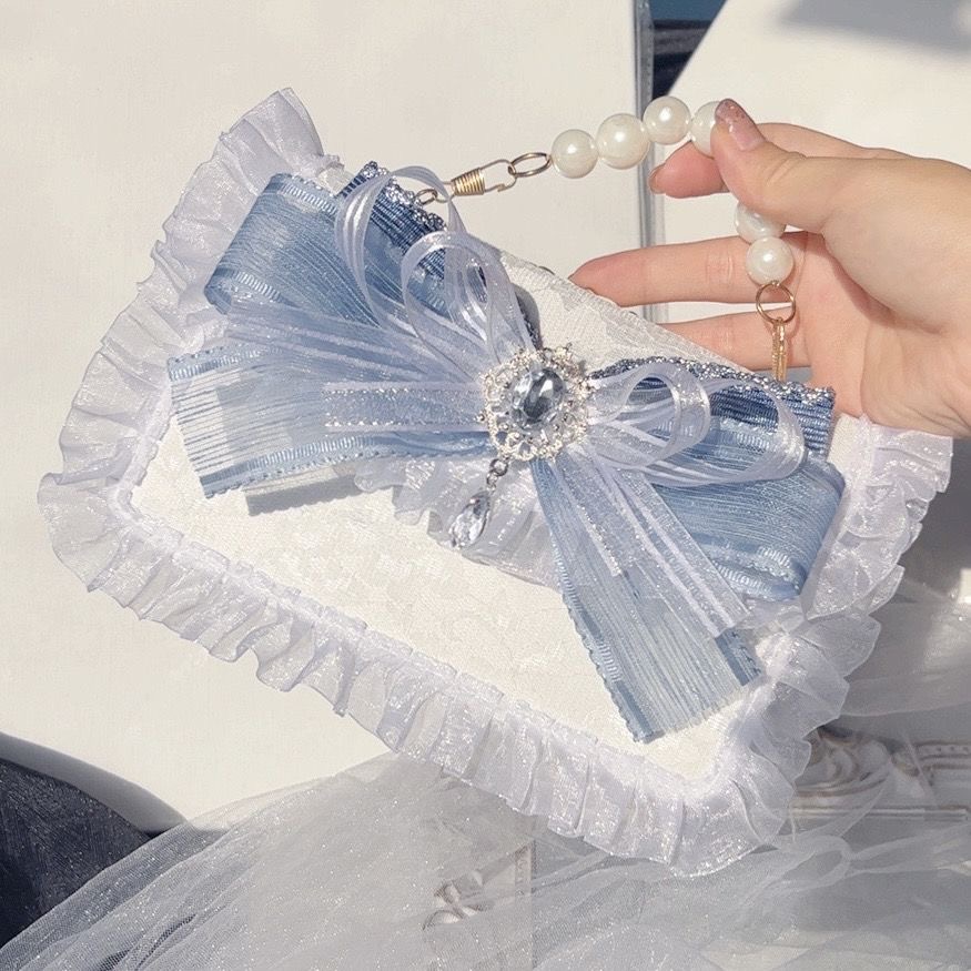 chain silver and blue lolita l - đánh giá và giá Luxury Bags Blue