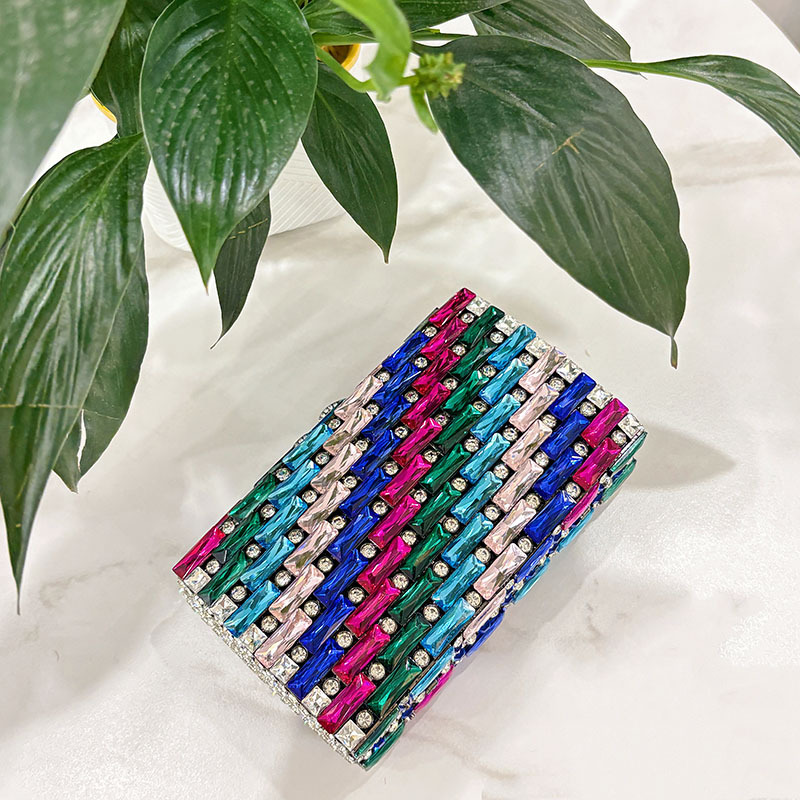 Female Blue Rhinestone Evening - đánh giá và giá Luxury Bags Blue