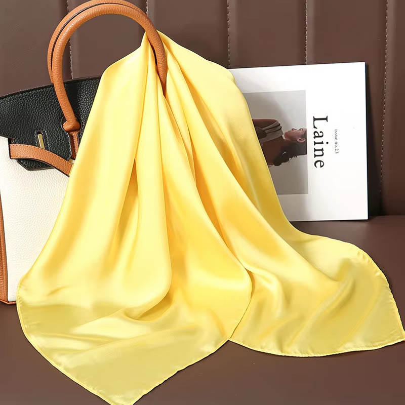 Luxury Solid Color Silk Square - đánh giá và giá Luxury Bags China