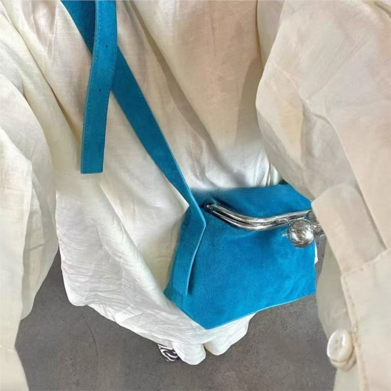 JIAERDI Korean Retro Sky Blue  - đánh giá và giá Luxury Bags Blue