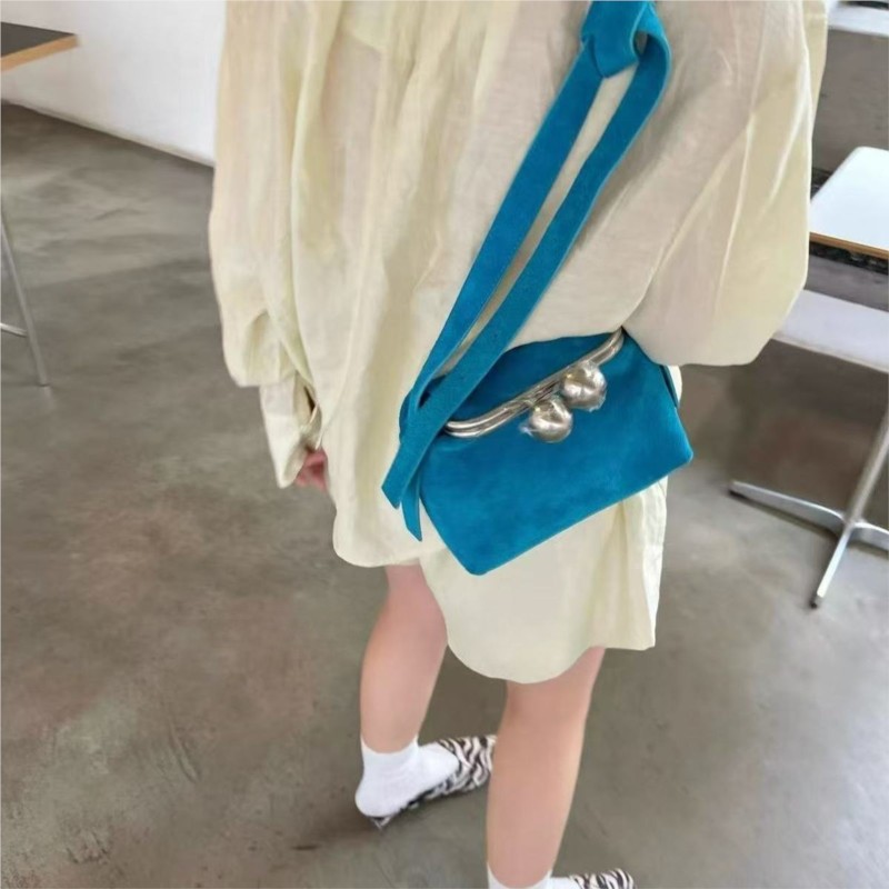 JIAERDI Korean Retro Sky Blue  - đánh giá và giá Luxury Bags Blue