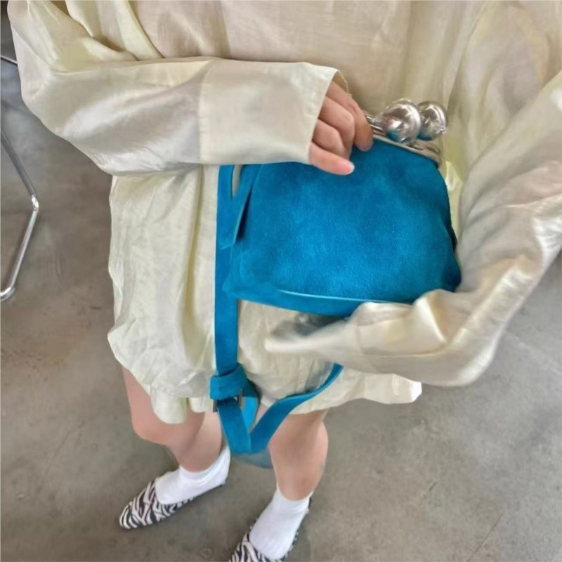 JIAERDI Korean Retro Sky Blue  - đánh giá và giá Luxury Bags Blue