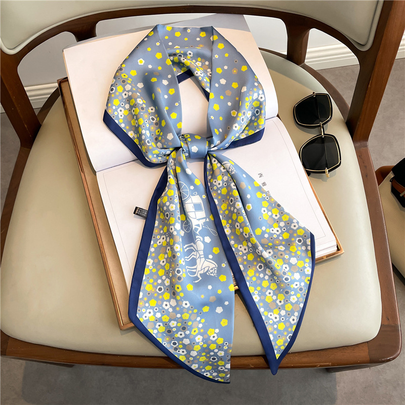 Fashion Print Long Silk Scarf  - đánh giá và giá Luxury Bags China