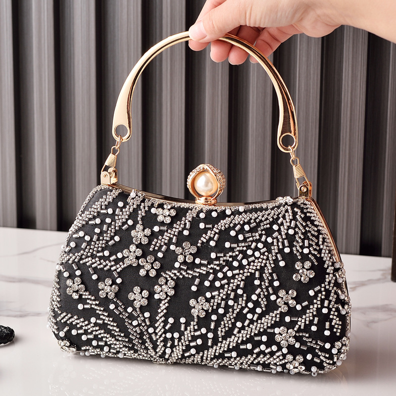 Black Handbag Beading Vintage  - đánh giá và giá Luxury Bags In China Wholesale
