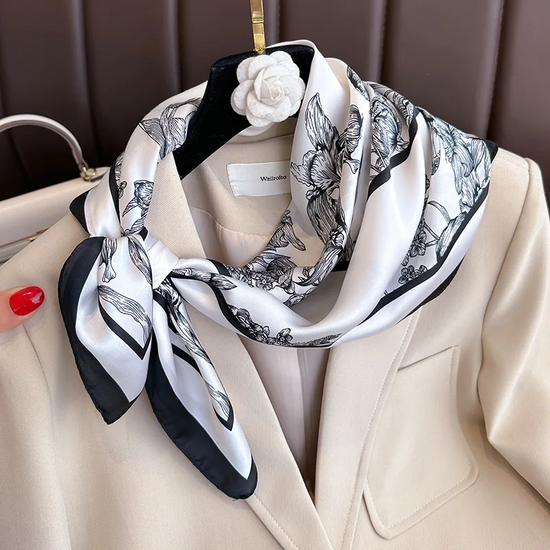 70*70cm Luxury Floral Print Si - đánh giá và giá Luxury Bags China