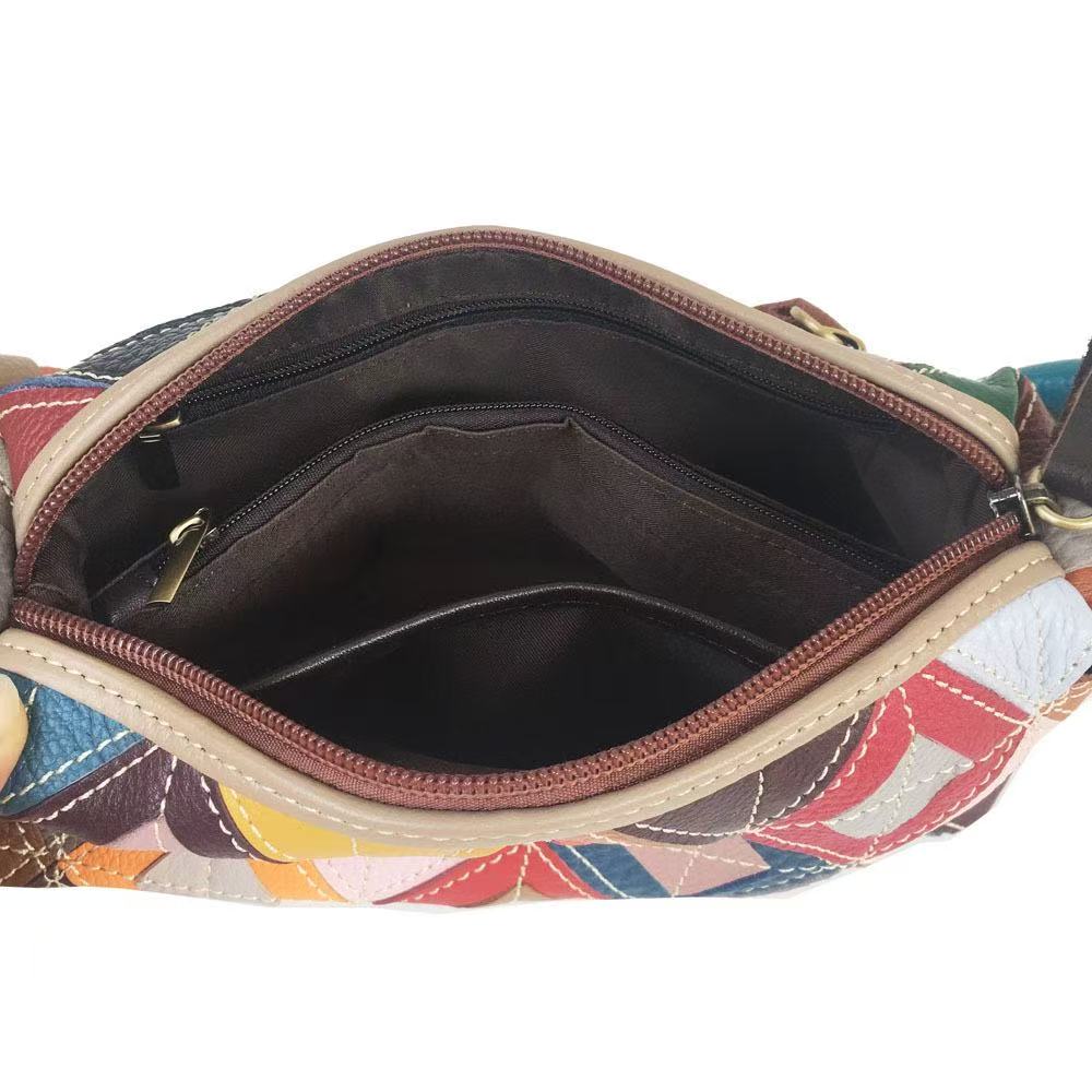 New leather checkered patchwor - đánh giá và giá Luxury Bags Blue