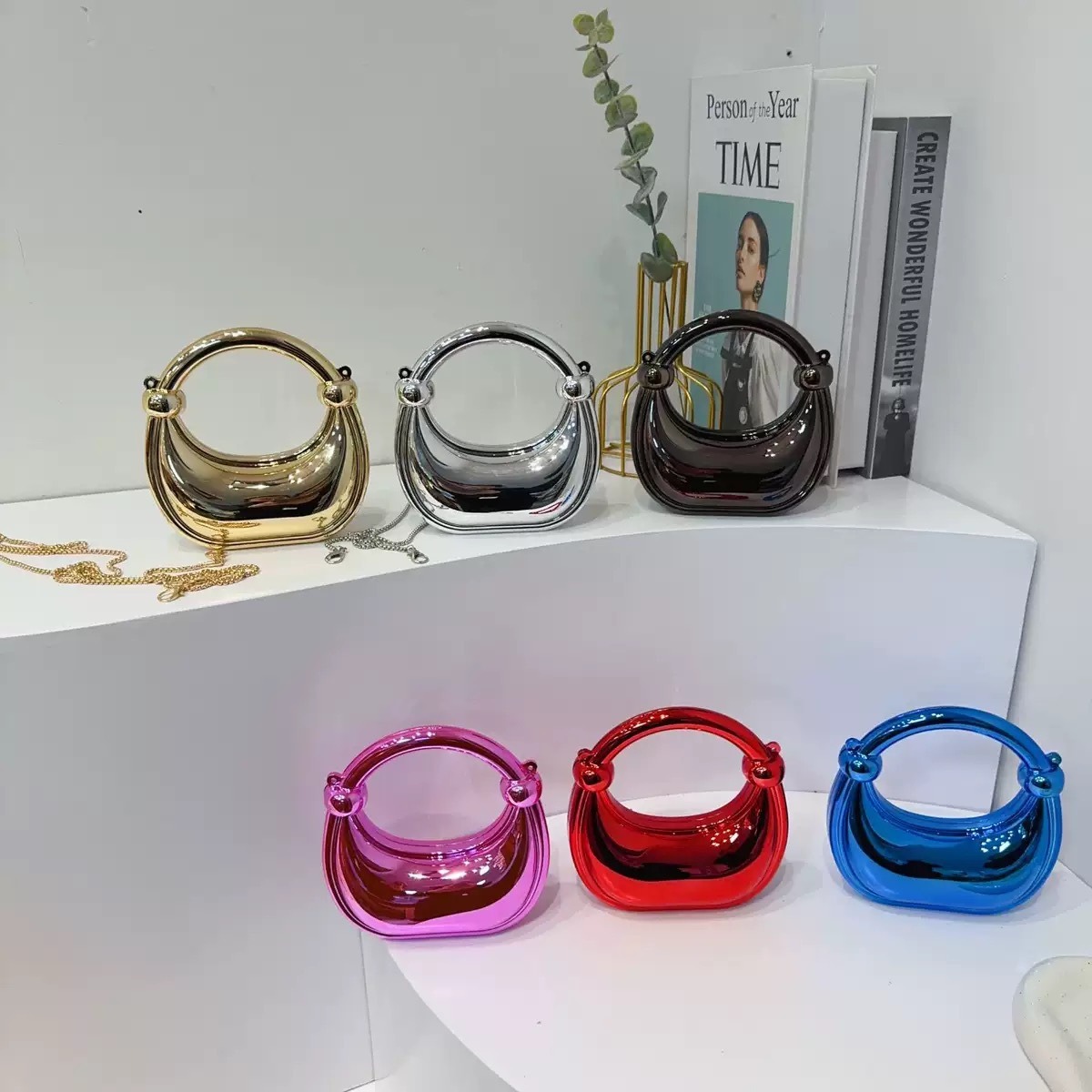 Mini Golden Evening Bag Purses - đánh giá và giá Luxury Bags Design
