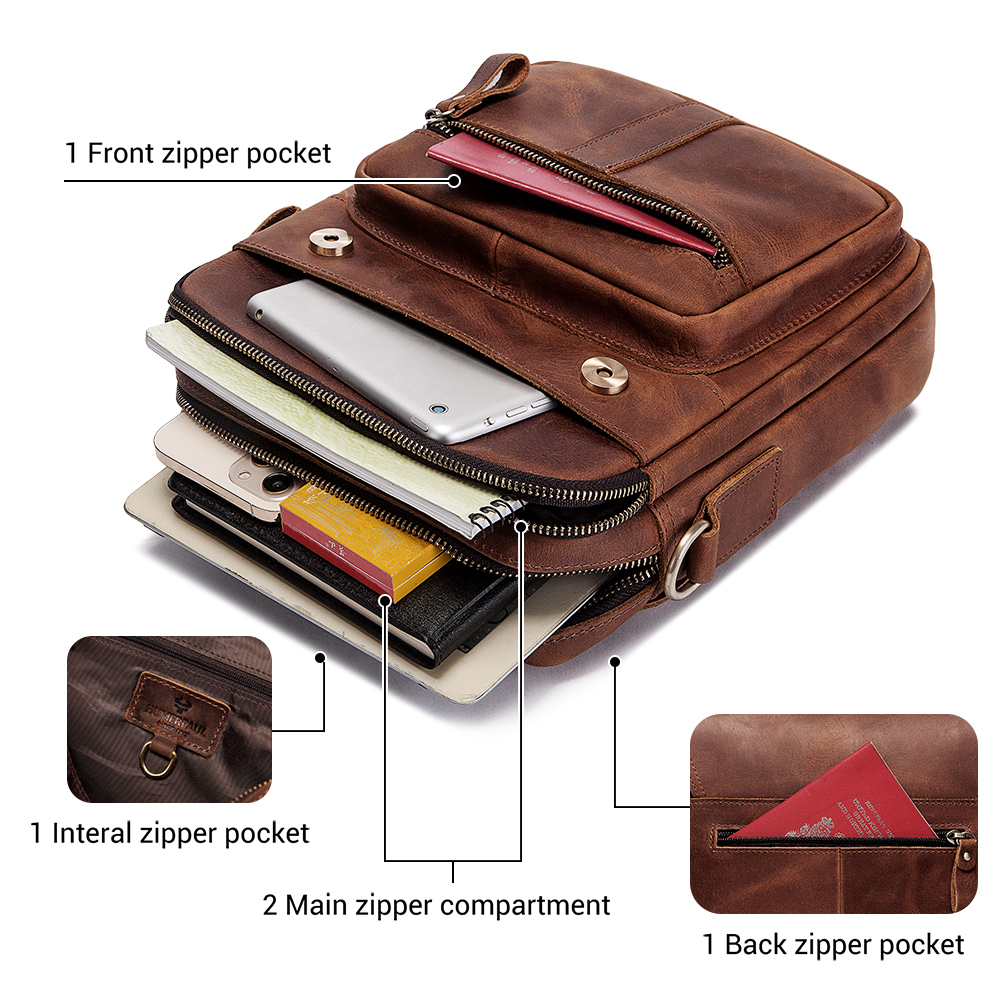 HUMERPAUL Genuine Leather Men' - đánh giá và giá Luxury Bags Coach