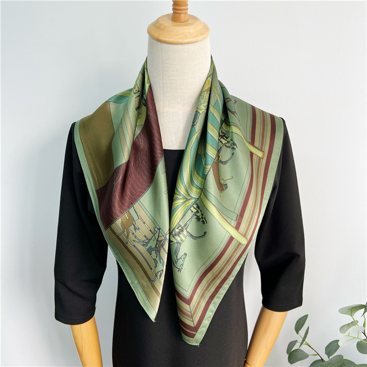 65CM Green Silk Scarf Luxury D - đánh giá và giá Luxury Bags Design