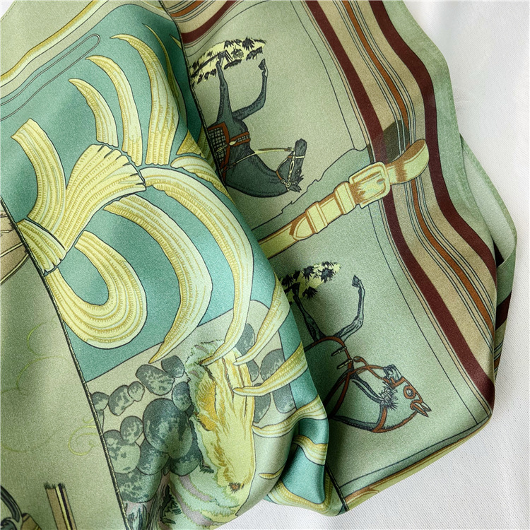 65CM Green Silk Scarf Luxury D - đánh giá và giá Luxury Bags Design