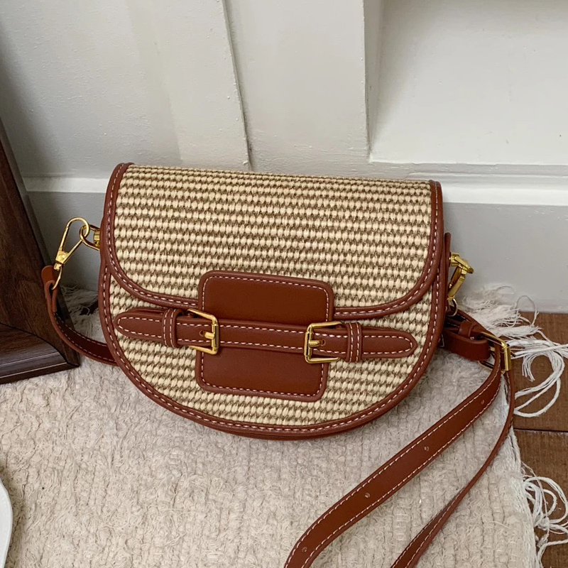 England Style Mini Straw Saddl - đánh giá và giá Luxury Bags Design