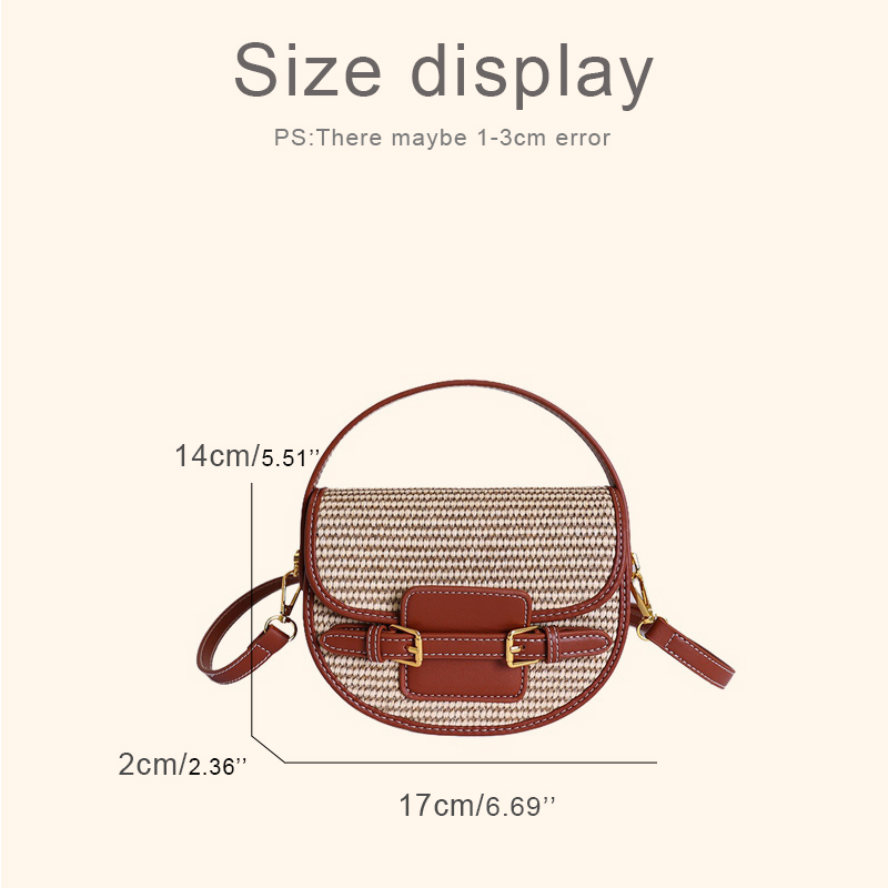 England Style Mini Straw Saddl - đánh giá và giá Luxury Bags Design