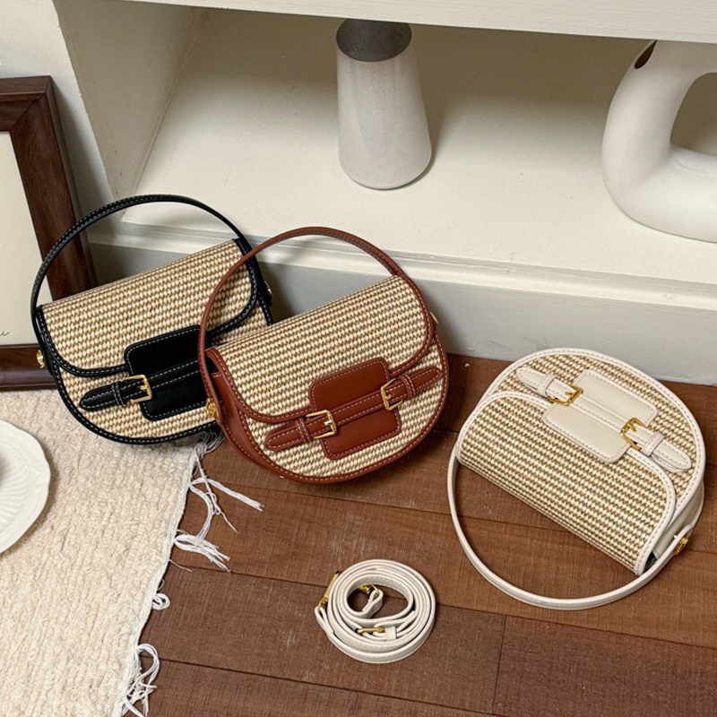 England Style Mini Straw Saddl - đánh giá và giá Luxury Bags Design