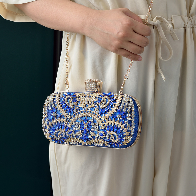 Women Clutch Party Luxury Blue - đánh giá và giá Luxury Bags Blue
