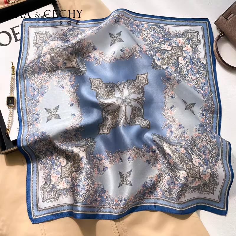 Baroque Floral 100% Mulberry S - đánh giá và giá Luxury Bags Blue