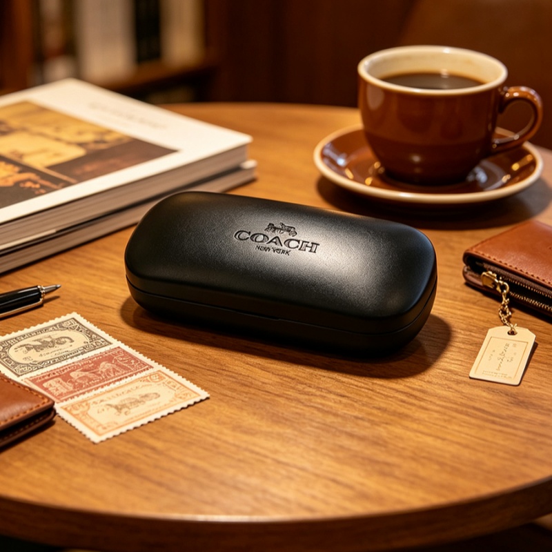 COACH Black Hard Glasses Case  - đánh giá và giá Luxury Bags Coach