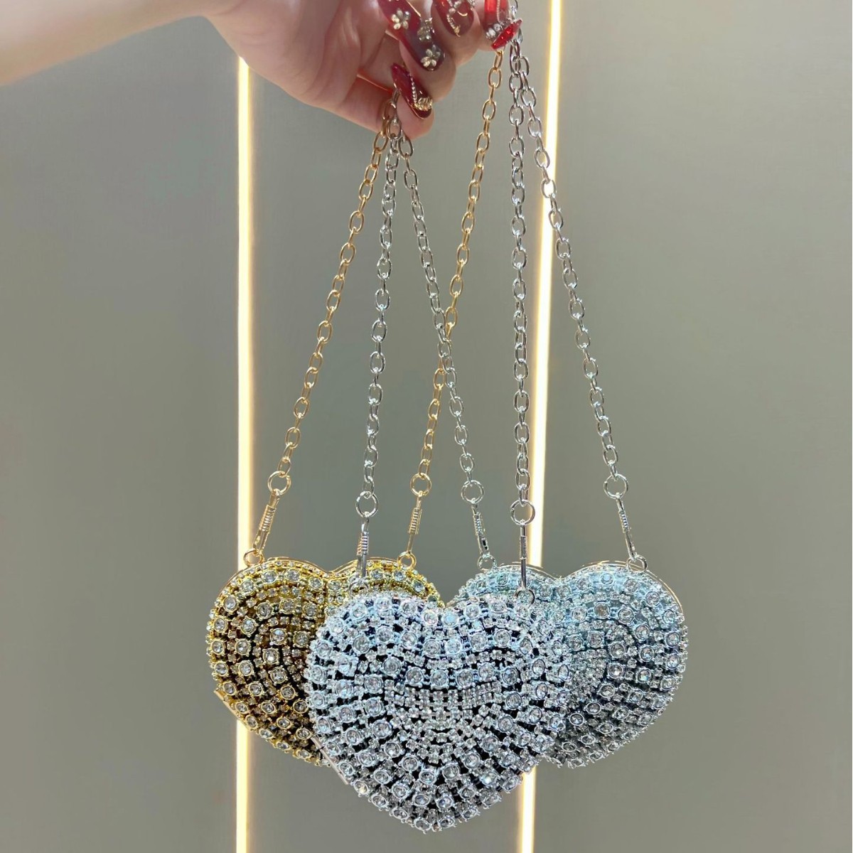 Luxury Rhinestone Crystal Clut - đánh giá và giá Mini Bag Evening Clutch